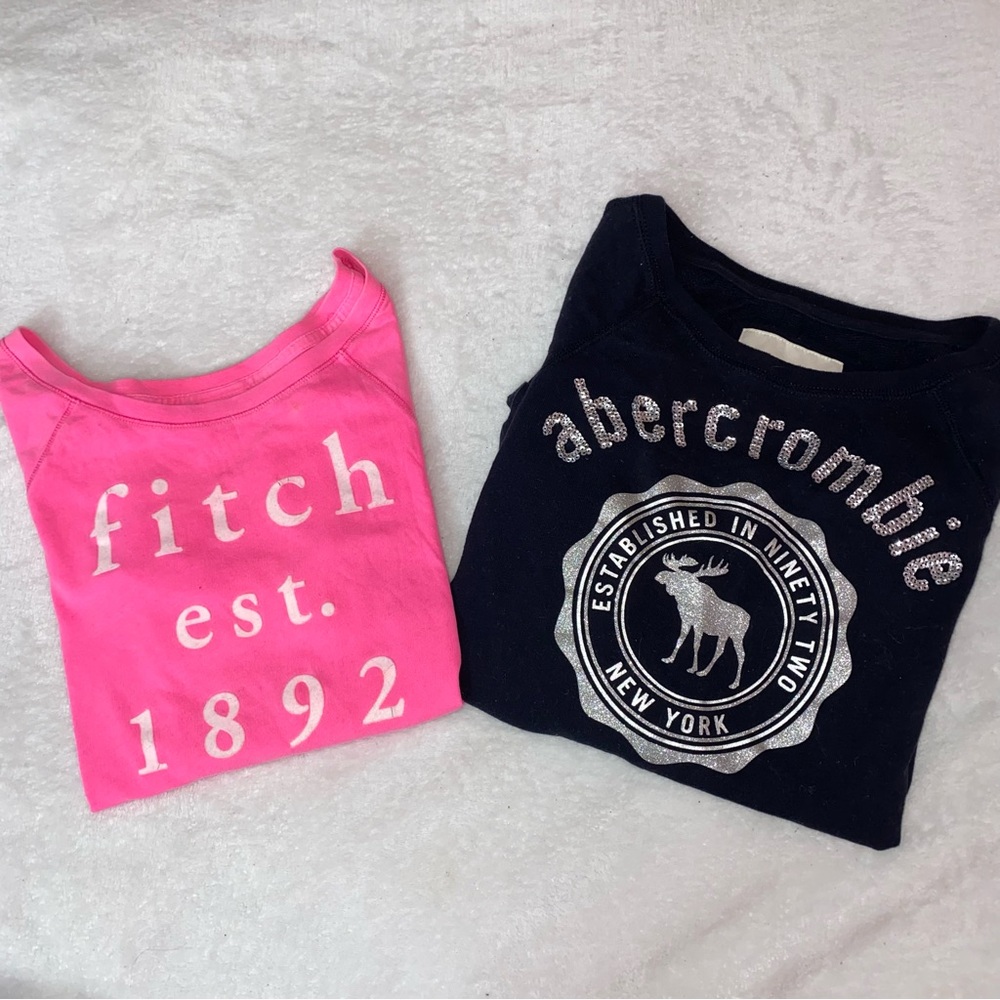 Set of 2 Abercrombie Kids Long Sleeve Girls Tops